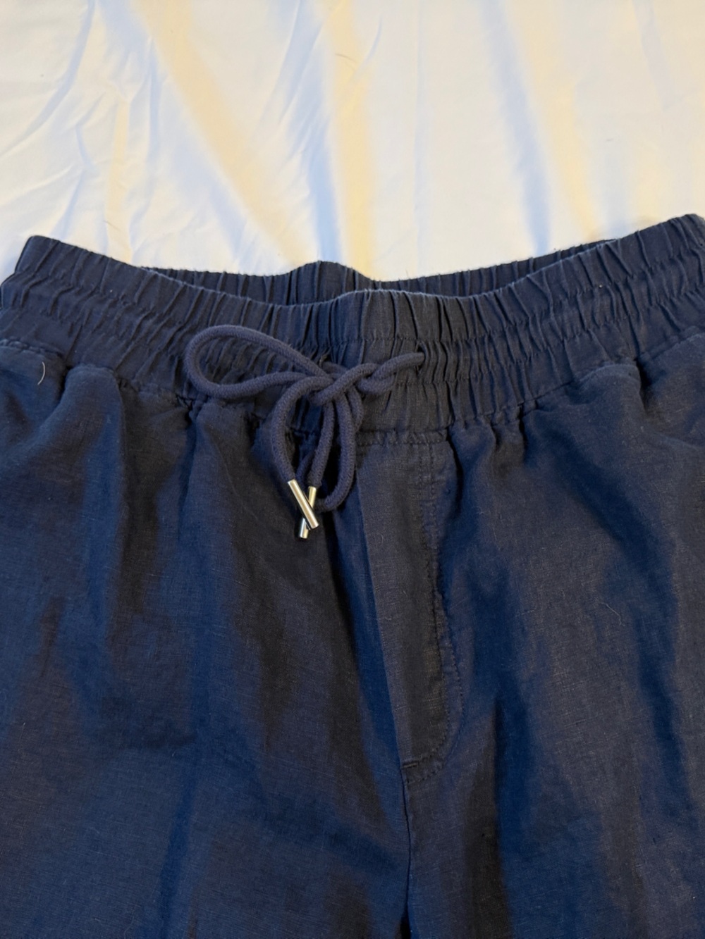 Quince 100% European Linen Wide-Leg Drawstring Pants - Picture 5 of 7